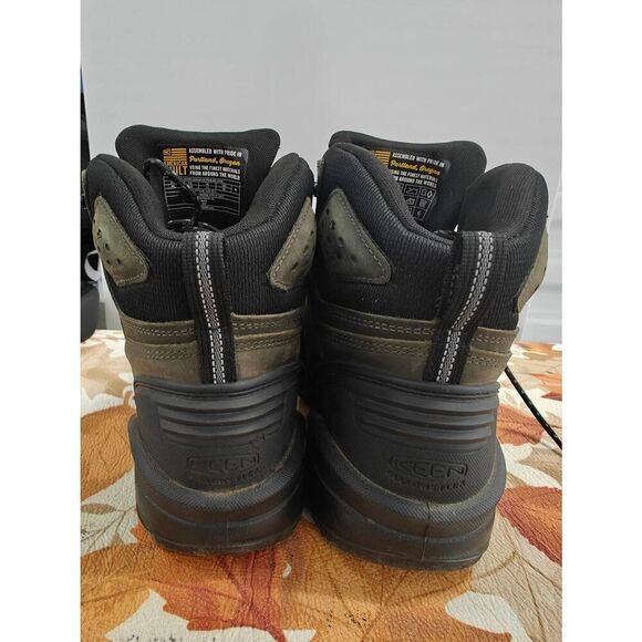 Keen Portland 6" Waterproof Boot Carbon-Fiber Toe Magnet Black Men's Size 12 - Picture 5 of 8
